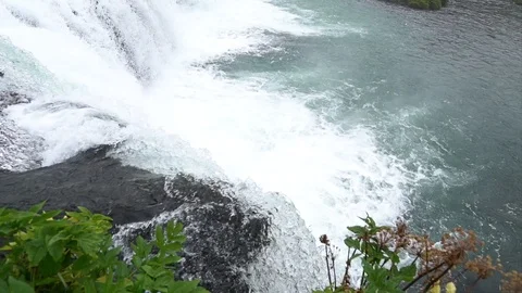 5x slow motion of a river waterfall in Iceland_2 Video stock 118244082