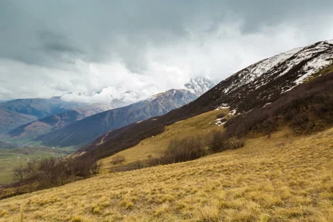 6-1-4k. Formation of the rain clouds to pass Arhonskom. Stock Footage 50160266