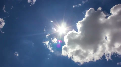 6 in 1 video! The sun with clouds time lapse Vidéo 50126016