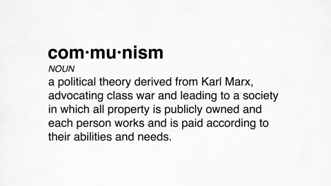 6 communism definition animation on white background Vídeos de archivo 267168179