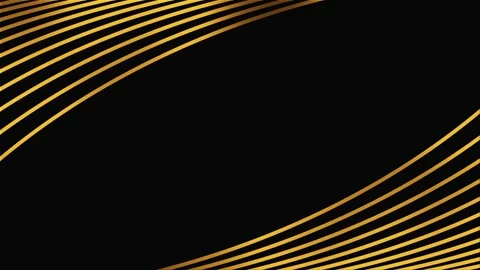 6. Elegant Minimalist Abstract Background with Shiny Gold Lines. Luxury Moti Видео 317325007
