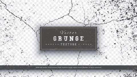 6 Grunge Crack Textures. Vector Background. Adding Vintage Style and Wear to Stock Illustration