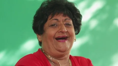 6 Hispanic Senior People Portrait Happy Old Woman Smiling Face Stock Footage