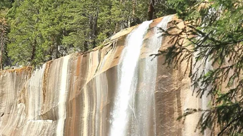 6 MOUNTAIN WATERFALL SLO-MO Stock Footage 28839719