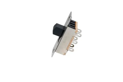 6 pin slide switch Stock Photos