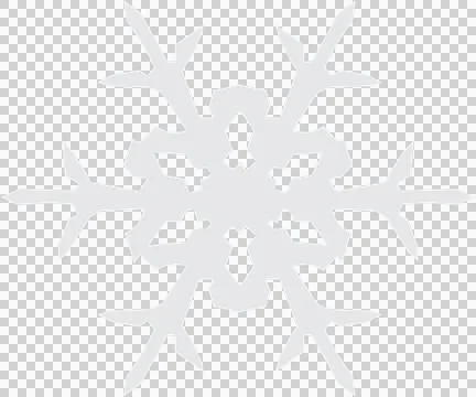 6-pointed white snow Stock Photos