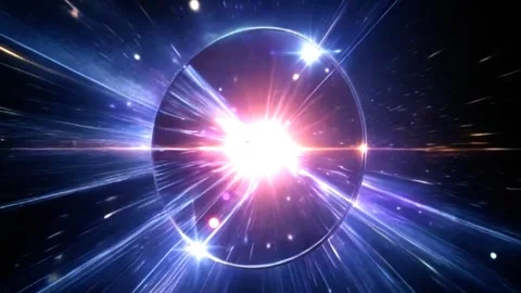6 seconds cosmic explosion moving photons HD video Stock Footage 282532626
