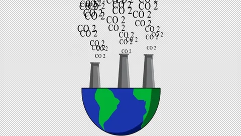 6. smoke co2 Stock Footage 307175107