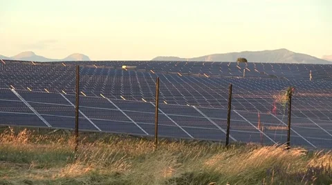 6. Solar Power Panels Stock Footage 8679617