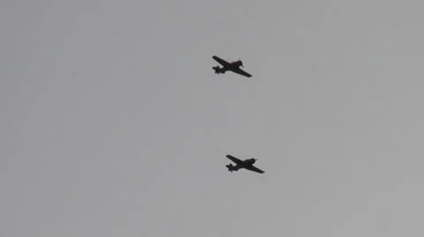 AT-6 Texan's Flying Formation Vidéo 29753362