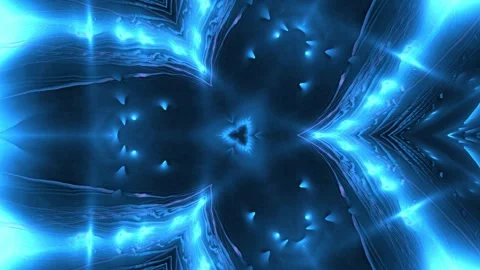 60 Bpm Synchronized Kick And Hihat Rhythm Kaleidoscopic Hipnotic VJ Loop 4K  Stock Footage 260383057