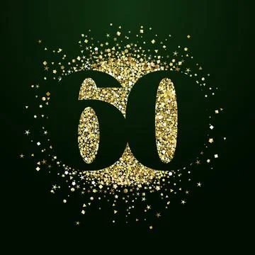 60 green bg shiny pattern Illustrazione stock