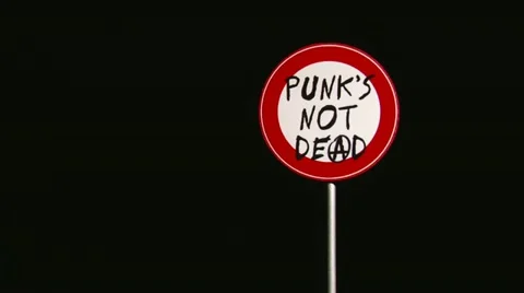 60 mph, Punks not dead Stock Footage 21160976