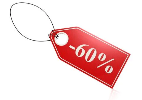 60 percent discount Stock Illustration