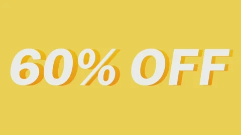 60 Percent discount Simple Text Animation For Media Your Promotional Strategy Video stock 158254961