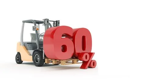 60 percent Stock Illustration