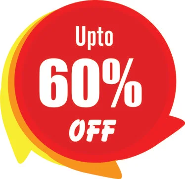 Up to 60 Percentage  Off Vector Graphic Stock Illustration
