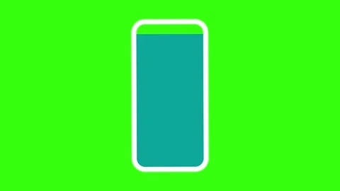 60 sec (1 minute) battery decreasing &amp; draining with green screen chroma key 库存影片 211173214