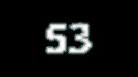 60 Second Countdown Timer Artistic Abstract Design Stock Footage 312344794