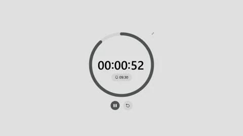 60 second digital timer countdown time l... | Stock Video | Pond5