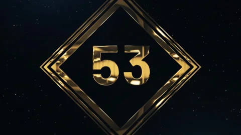 60 Second Golden Luxury Countdown 스톡 동영상 247398211