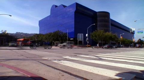 60 second TimeLapse of the Pacific Design Center Stock Footage 730586