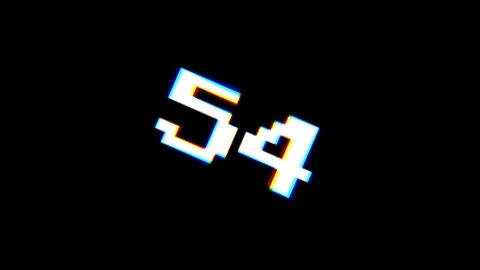 60 Secs Countdown Timer Video stock 302028761