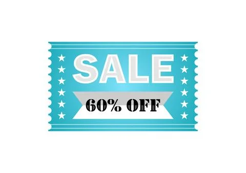 60% Off Special Offer Stockillustratie