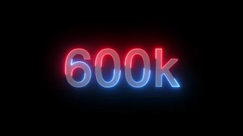 600 K Electric lighting text with animation on black background, Stock Footage 317226951