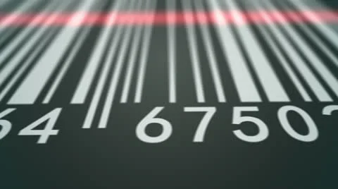 603 Barcode Scanner 001 C HD Stock Footage 26156387