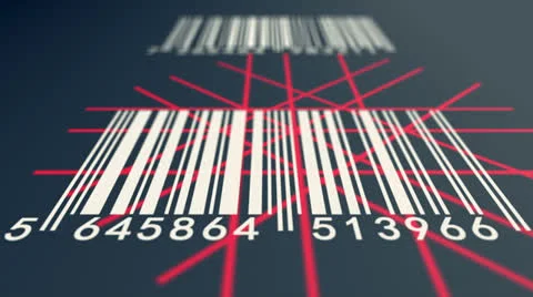 603 Barcode Scanner 002 B HD Stock Footage 26157994