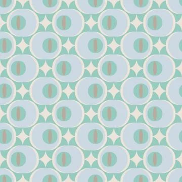60s inspired pattern Stock Illustration