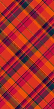 60s tartan vector pattern, table cloth check plaid seamless. Printout fabri.. Stock Illustration