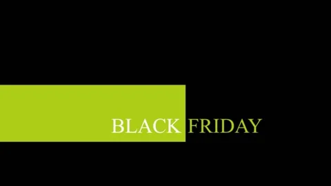 61 Animation Text Motion Graphics Black Friday v12 库存影片 135041369