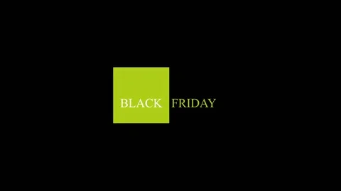 61 Animation Text Motion Graphics Black Friday v15 库存影片 135041379