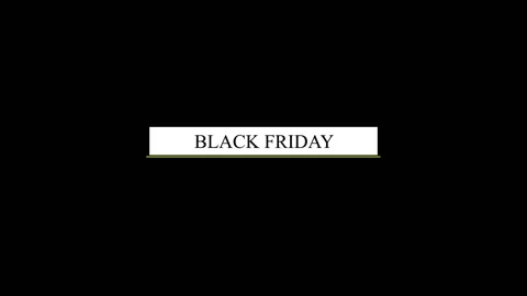 61 Animation Text Motion Graphics Black Friday v18 Stock Footage 135041396