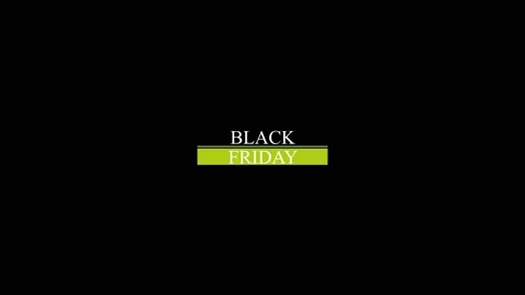 61 Animation Text Motion Graphics Black Friday v7 库存影片 135041439