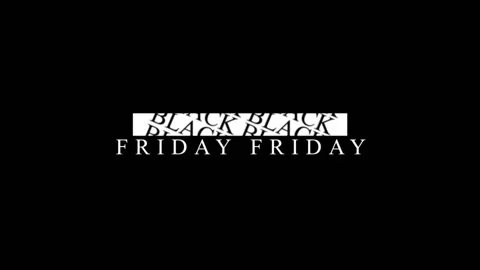 61 Animation Text Motion Graphics Black Friday v1 Stock-Footage 136166674