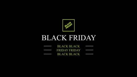 61 Animation Text Motion Graphics Black Friday v14 Stock-Footage 136166678