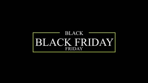 61 Animation Text Motion Graphics Black Friday v4 Stock Footage 136166693