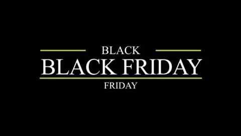 61 Animation Text Motion Graphics Black Friday v5 Stock-Footage 136166696