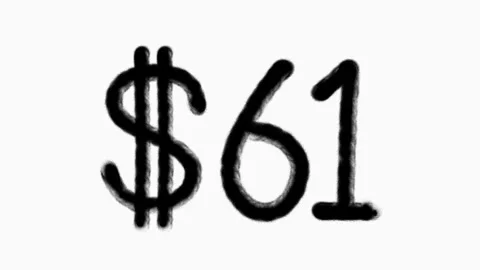 61 Dollar Hand Drawn Animation For Finance Currency Money Business Concept Stock Footage 306527907