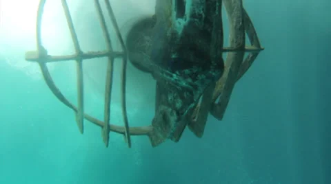 617 1882 Underwater Propeller Stock Footage 35871050