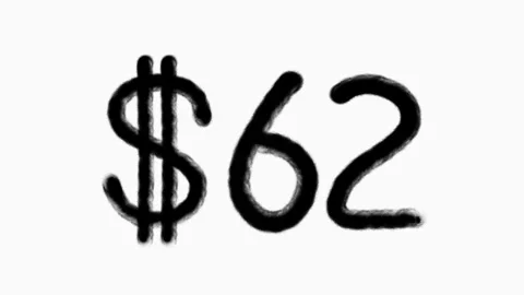 62 Dollar Hand Drawn Animation For Finance Currency Money Business Concept Stock Footage 306527929