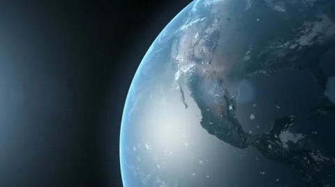 62 Planet earth rotating in space Stock Footage 21904175