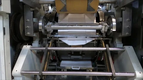 62 production bottom gluing Stock Footage 308205665