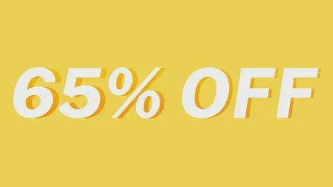65 Percent discount Simple Text Animation For Media Your Promotional Strategy Video stock 158254976