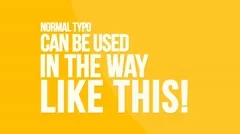 65 Typography Title Stock After Effects