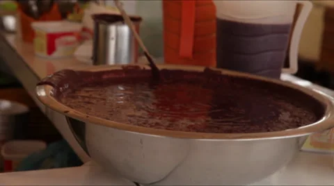 6662-Belem-Amazon-How-to-make-acai-People-Lifestyle Stock Footage 30788437