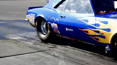 68 Camaro Burnout Video stock 55383526